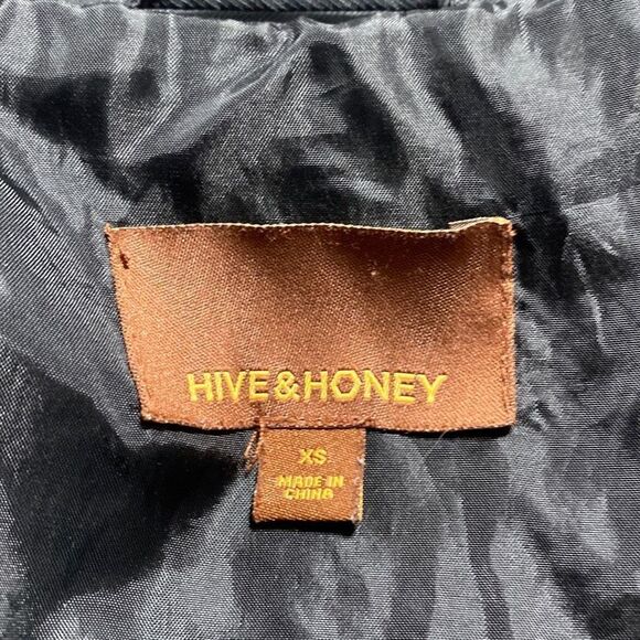 Hive &‎ Honey Lightweight Nylon Water Repellent Rain Jacket Black XS - Picture 14 of 16